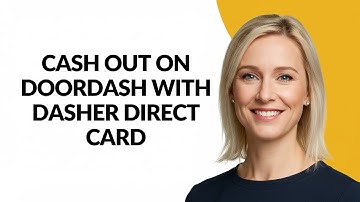 CASH OUT ON DOORDASH WITH DASHER DIRECT CARD - Julia