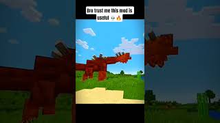 minecraft new mod is here a dacing godzilla #minecraft #minecraftgameplay