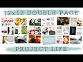 12x12 Double Page Project Life Process | Week 1 2021