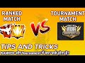 TOURNAMENT MATCH VS RANKED MATCH - TIPS AND TRICKS - #JONTYGAMING - GARENA FREEFIRE BATTLEGROUND