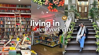 LIFE IN NYC | come book shopping with me, spring is coming , Central Park