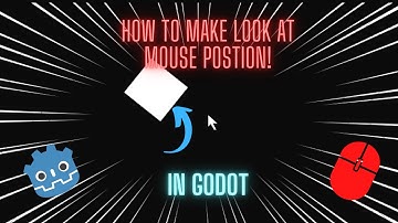 How To Make An Object Look At Mouse Position In Godot Engine || Quick Tips || #godot #2d #theeerrors