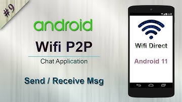 Wifi Direct Chat Application | Wifi p2p android tutorial | Wifi direct chat Android tutorial