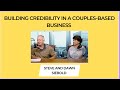 Building credibility in a couplesbased business