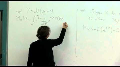 Probability & Random Variables - Week 12 - Lecture 2 - Transforms (Moment Generating Functions)