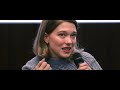 La masterclass de lactrice la seydoux  lecal  rencontres du 7e art lausanne  dition 2018