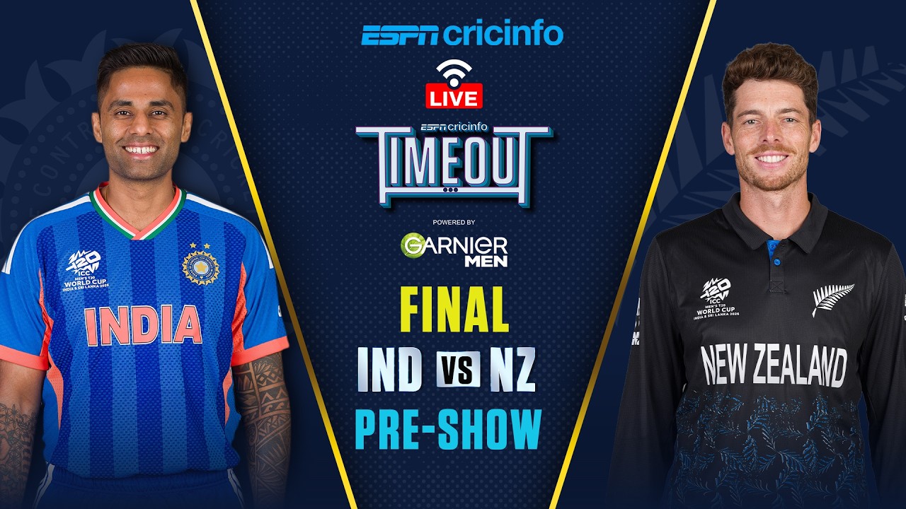 India vs New Zealand LIVE Build-Up | T20 World Cup 2026 Final | Ahmedabad Redemption | IND vs NZ