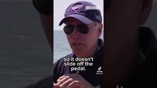 President Biden explains why he fell off of the bike