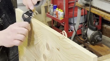 2 End Tables made with Shoddy Wood Part 2