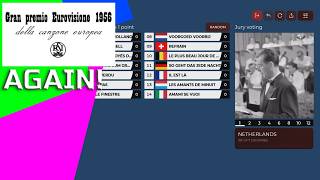 Eurovision Song Contest 1956 Again: Full Voting and Results