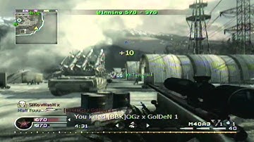 CoD4 Cross Map NoScope WallBang!