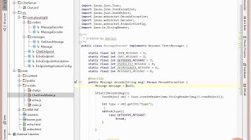19 Intro to the Java API for WebSockets Decoding Messages