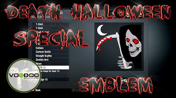 Death Halloween Special Emblem/Logo : Call of Duty Black Ops (Emblem Editor Series) Episode 97