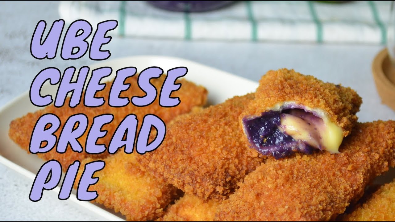 HOW TO MAKE UBE CHEESE BREAD PIE (RECIPE 91) UBE CHEESE PIE YouTube
