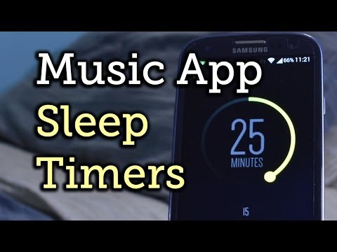 Sleep Timer (desligar a música)