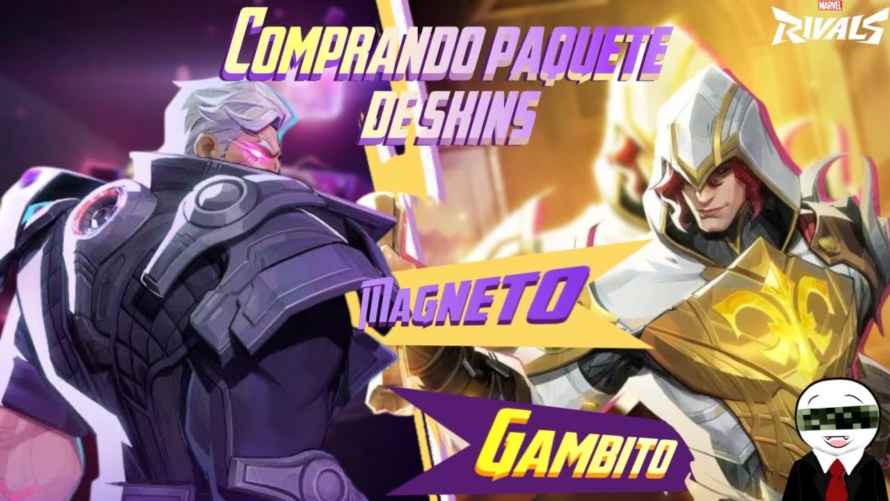Comprando skin de Magneto y Gambito en Marvel rivals - YouTube
