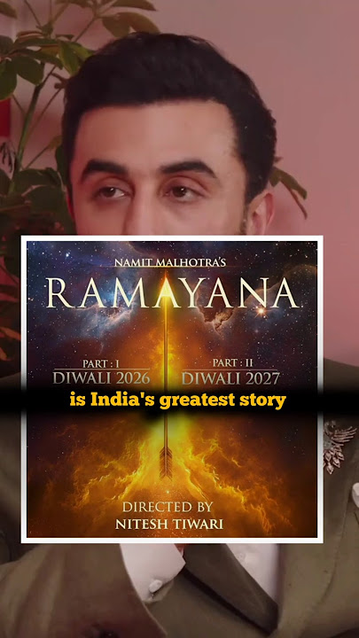 Ranbir Kapoor about his Ramayan Project - Yash #bollywood #yash #ramayan