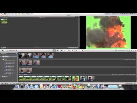 how do you add a green screen to imovie