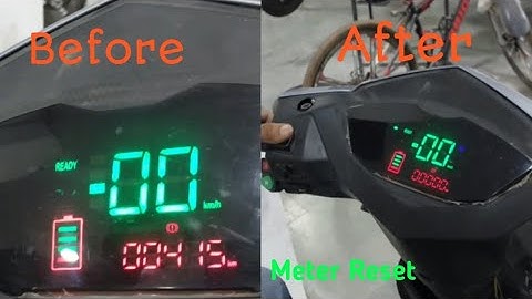 EV Scooter Meter Reset || Electric Scooty