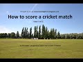 Cricket Scoring - Part 3