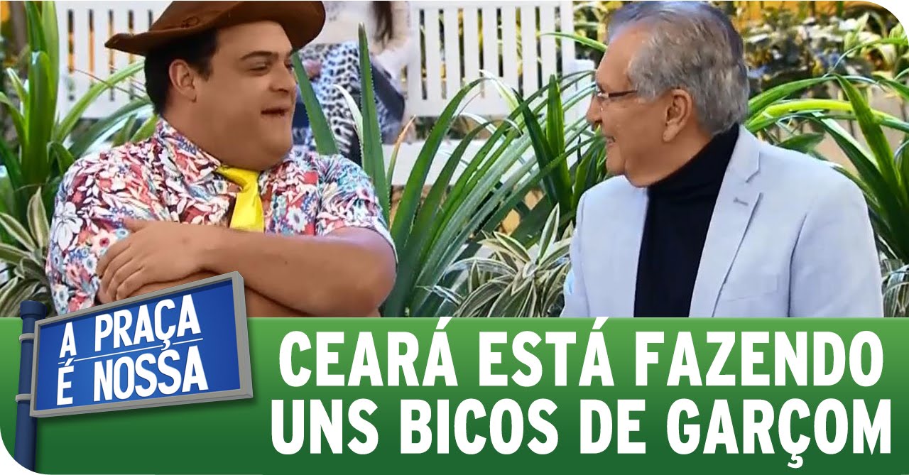 A Praça É Nossa (23/07/15) - Matheus Ceará está fazendo bicos de garçom