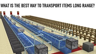 What's The Best Way To Transport Items in Minecraft?