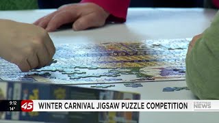 Hundreds take part in largest jigsaw puzzle competition in the country