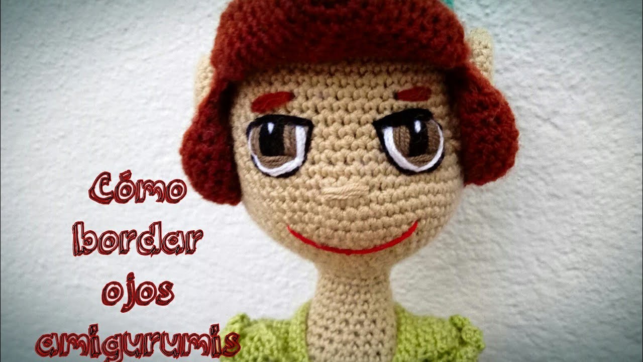 Ojos bordados amigurumi… #amigurumi #tutorialamigurumi #tutorialcroche