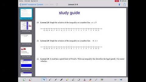 2-9 Solve One Step Inequalities with Addition or Subtraction
