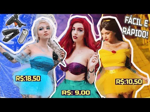 FANTASIAS PRINCESAS - PASSO A PASSO