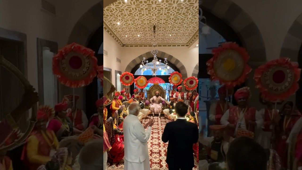 PM Modi, French President Macron witness vibrant Marathi culture in Mumbai