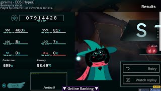 ginkiha - EOS [Hyper] | 4.12 ★ +HRHD 98.69% FC | 82pp