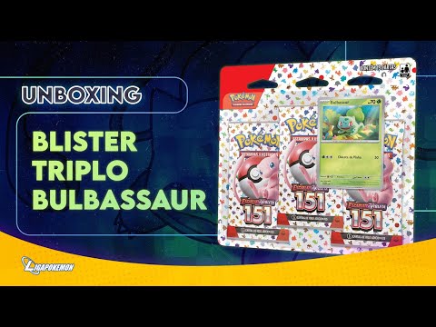 PT/BR) Blister Triplo Escarlate e Violeta 3.5 - 151 - Bulbasaur