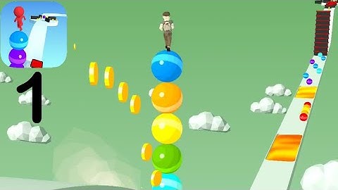 Stack Rider - Gameplay All Levels #1