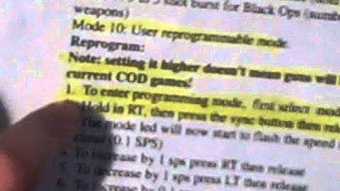 10 Mode Modded Xbox 360 Controller