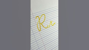 Writing a perfect R in cursive #handwriting #calligraphy #creatigraphy