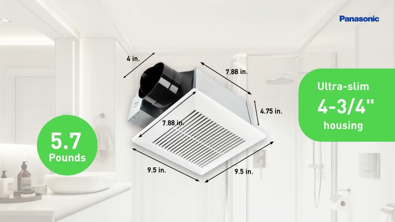 EcoVent® Fan Spot Ventilation Solution, 70/90 CFM | Panasonic