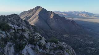 Organ Mountains Las Cruces New Mexico. Beautiful drone footage 2024. 4K