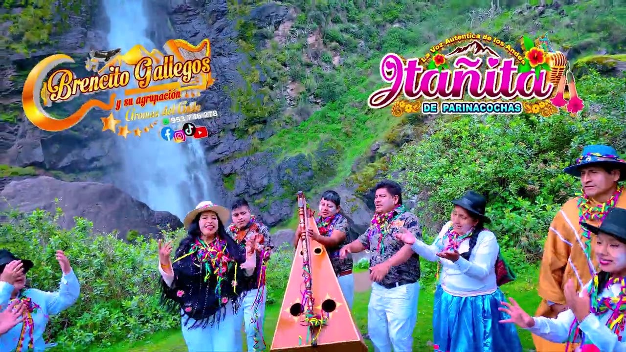 BRENCITO GALLEGOS Y ITANITA DE PARINACOCHAS GALLEGOS TEMA:SANDILLA VERDE  HUAYLLACHA PARINACOCHANA