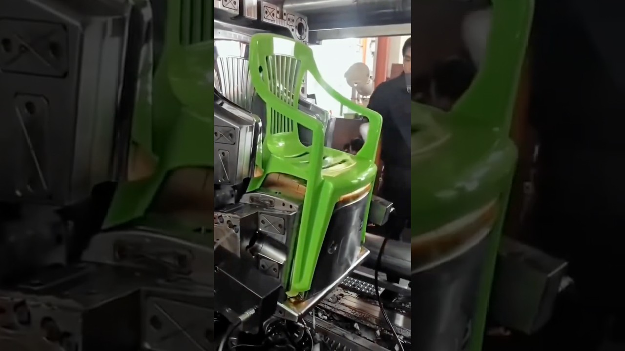🪑 Así se fabrican las sillas de plástico con inyección de plástico 🏭 ¡Proceso sorprendente!