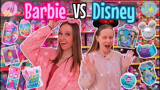 BARBIE💅🏻🎀 VS DISNEY✨🏰 MYSTERY TOY SHOPPING CHALLENGE *WITH MY BIGGEST FAN!!*🥳🛒🛍️🫶🏻 | Rhia Official♡