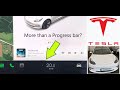 Tesla Model 3 - How to interact with the Music progress bar
