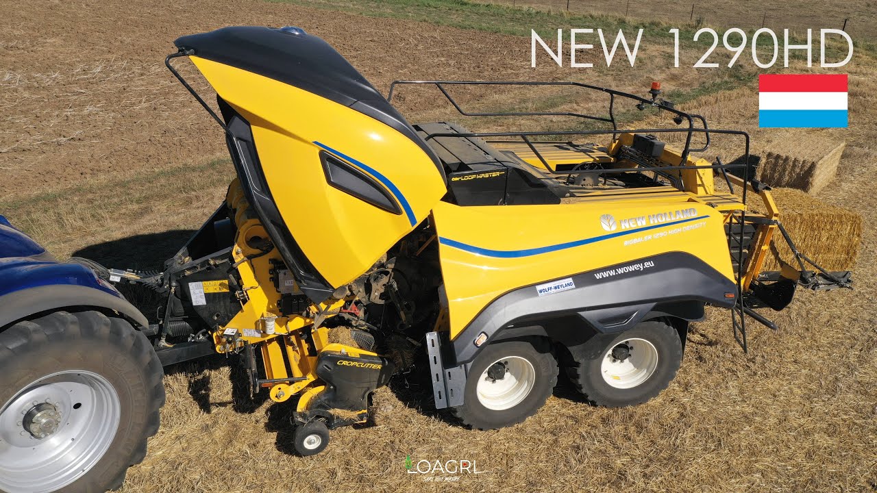 🇱🇺 NEW BigBaler NEW-HOLLAND 1290HD in LUXEMBOURG ! 💪