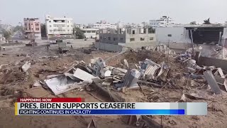 President Biden express support for ceasefire in Gaza