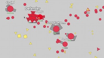 diep.io - 1.22M Score with Gunner Trapper in LA 4TDM!