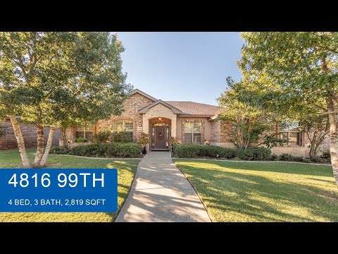 6305 76th St, Lubbock, TX home video tour