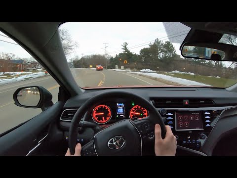 2020 Toyota Camry TRD - POV Test Drive (Binaural Audio)