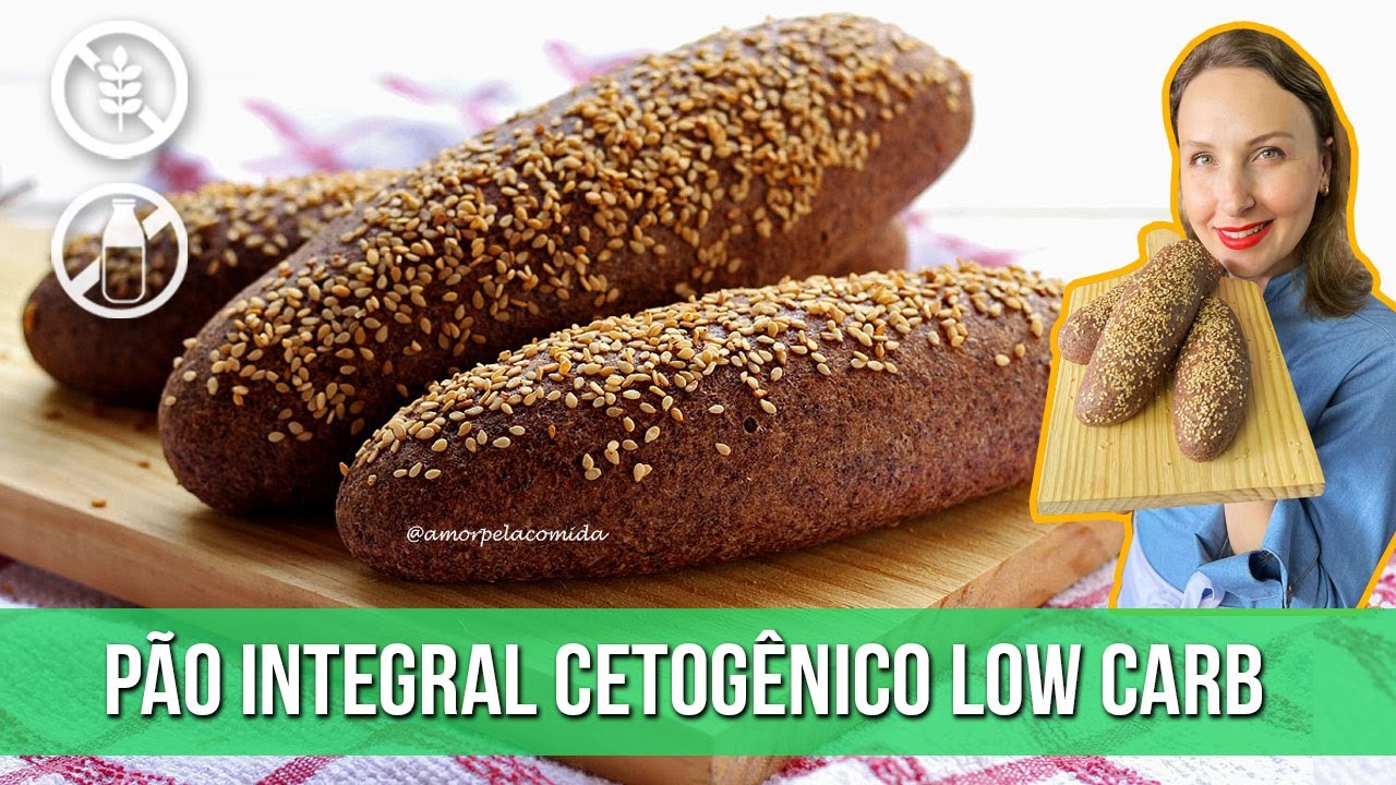 PÃO INTEGRAL CASEIRO LOW CARB