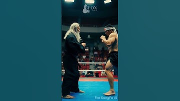Epic Showdown Old Kung Fu Master vs. Powerful Young Fighter! | Fox Kung Fu AI