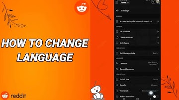 How To Change Language On Reddit App